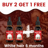 Hair Care Gray White Hair Treatment Serum Liquid White To Black Scalp Dry Damaged Beard Essential Oils Repair Nourish Product